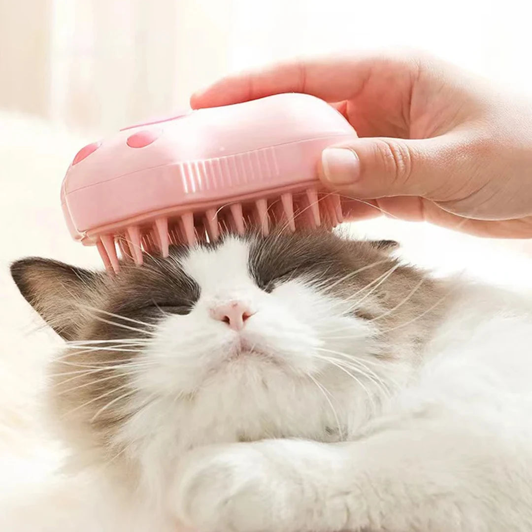Cat Steamy Brush Dog Massage Comb Electric Water Spray