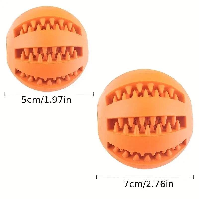 ToughTreat Ball: Chew & Clean Dog Toy