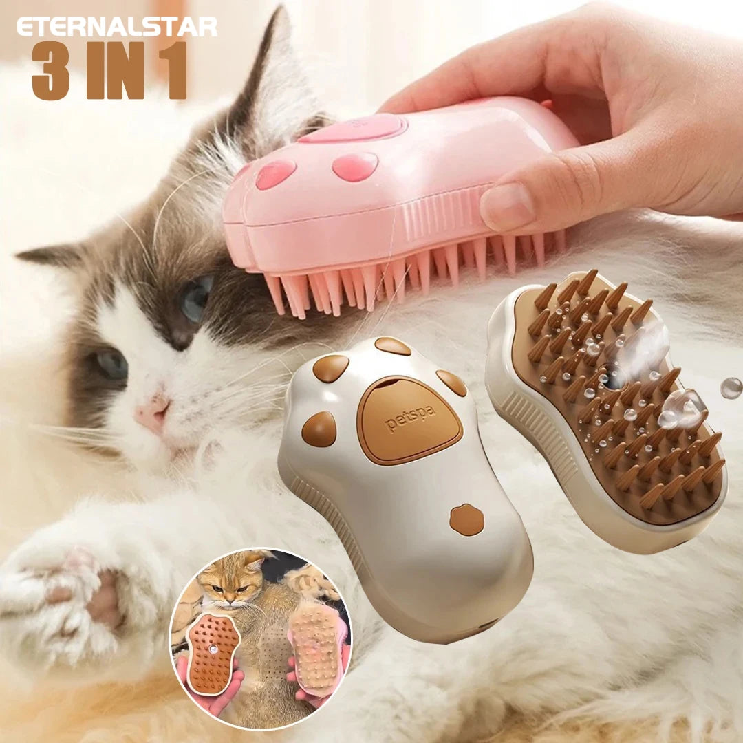 Cat Steamy Brush Dog Massage Comb Electric Water Spray
