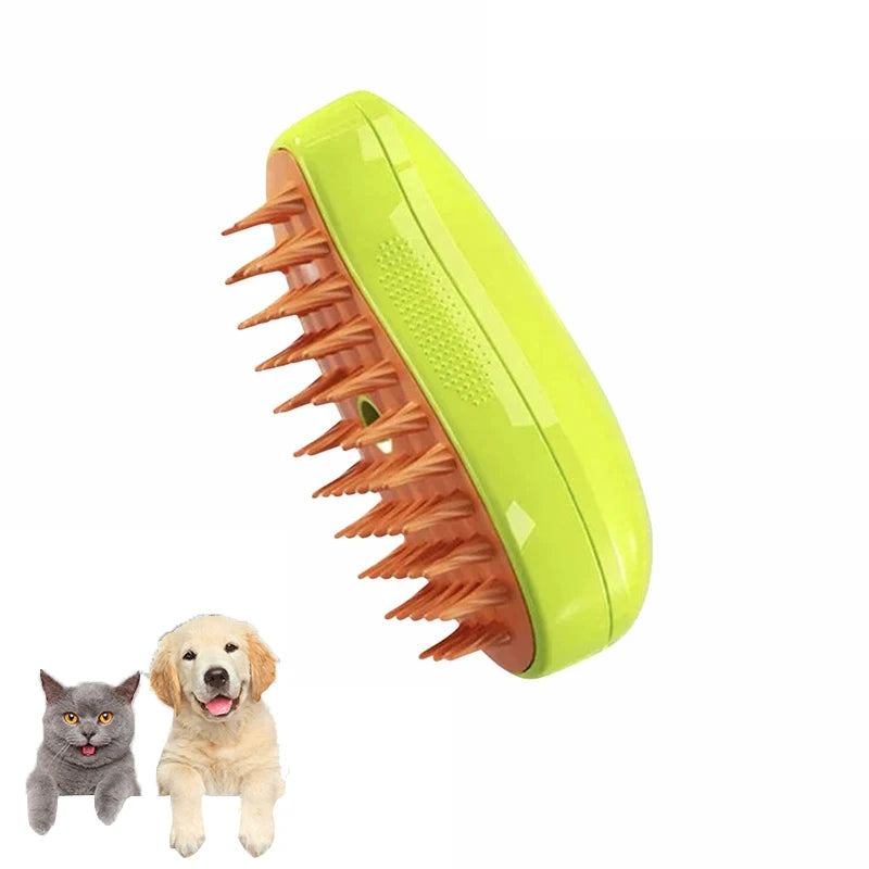 Cat Steamy Brush Dog Massage Comb Electric Water Spray