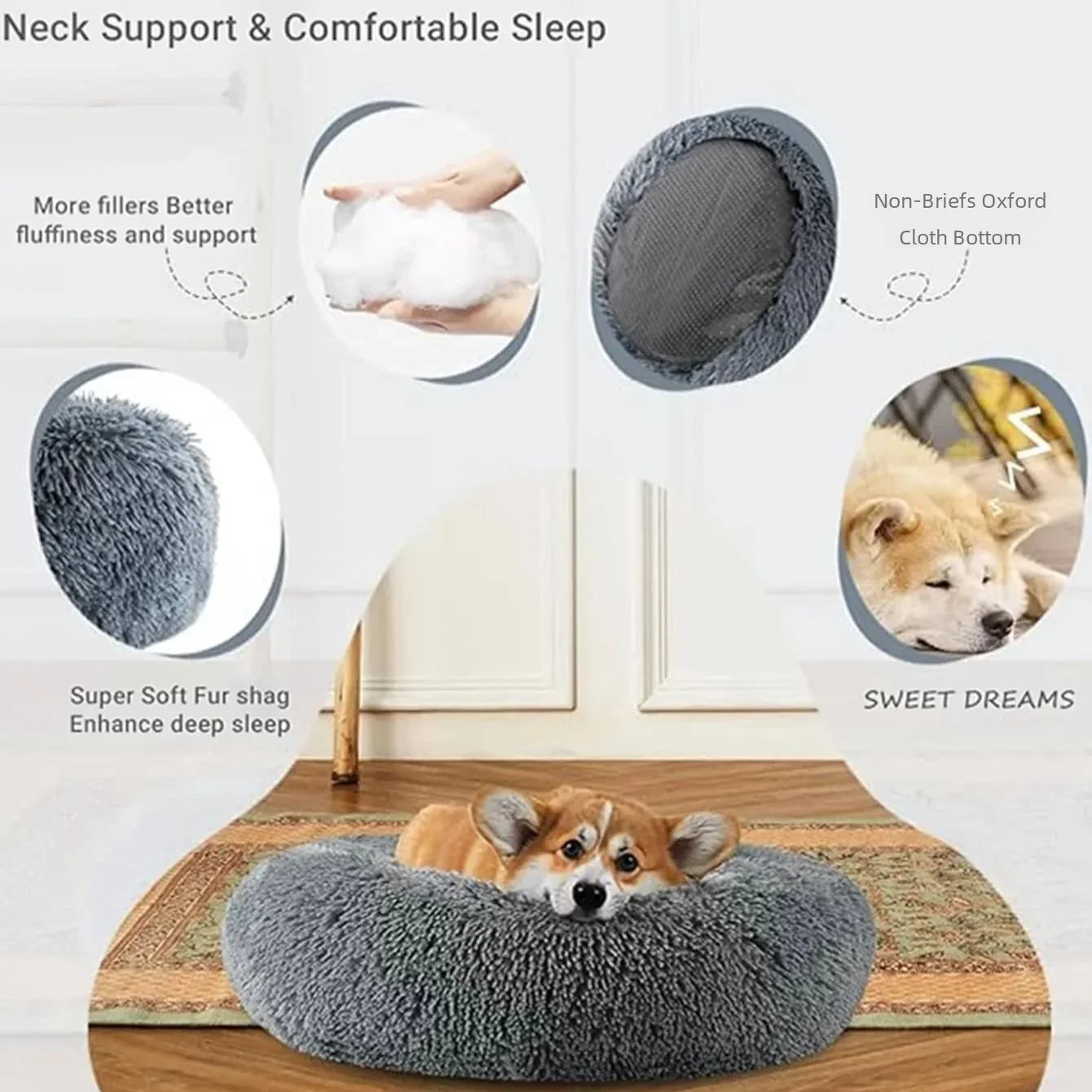 Ultra Comfort Round Pet Bed