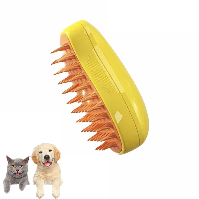 Cat Steamy Brush Dog Massage Comb Electric Water Spray