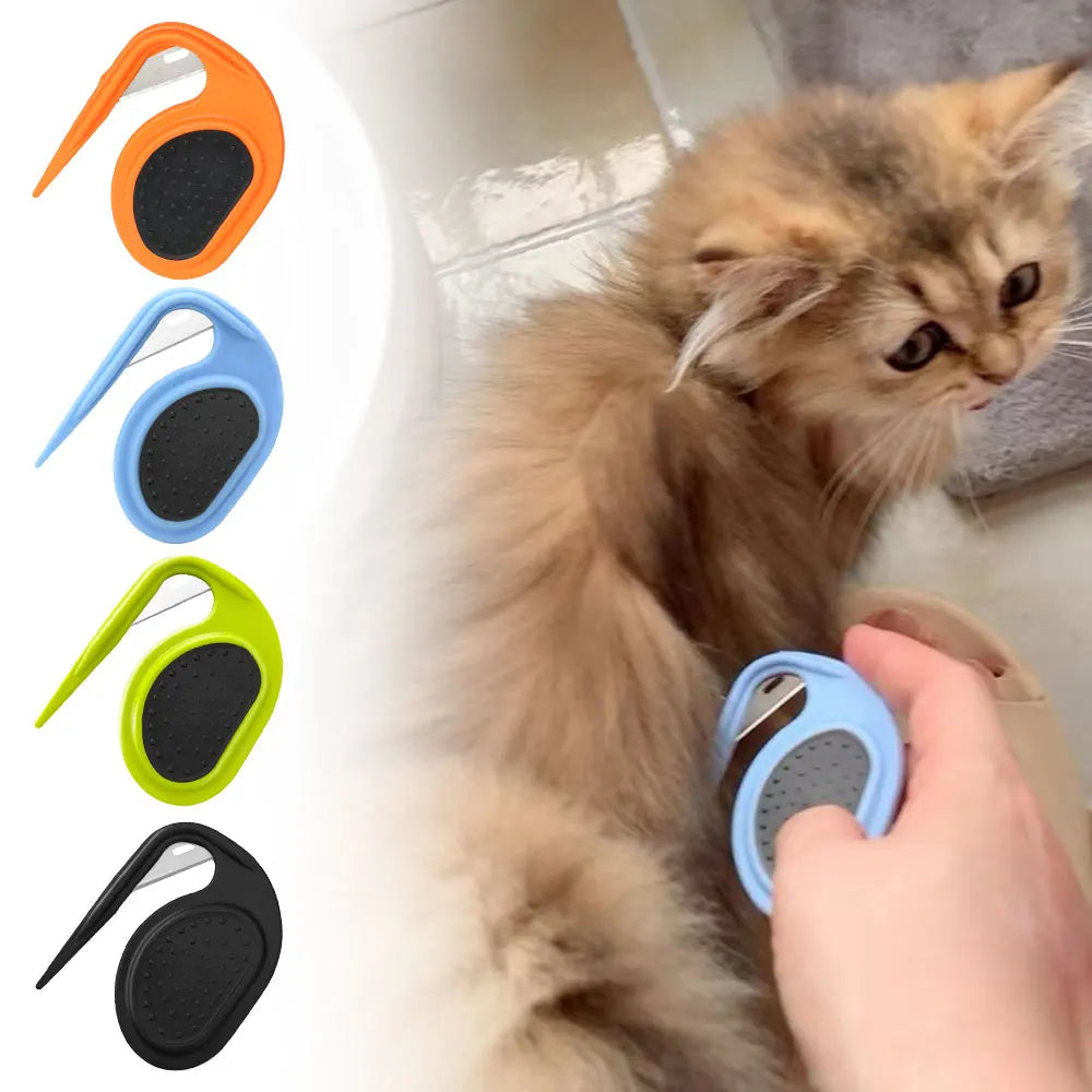 GroomMaster Pet Comb: Knot & Hair Cutter Brush